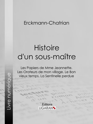 cover image of Histoire d'un sous-maître